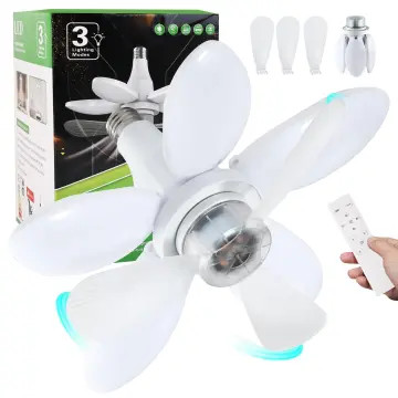 چراغ پنکهدار تاشو LED مدل Folding Fan Light با کنترل