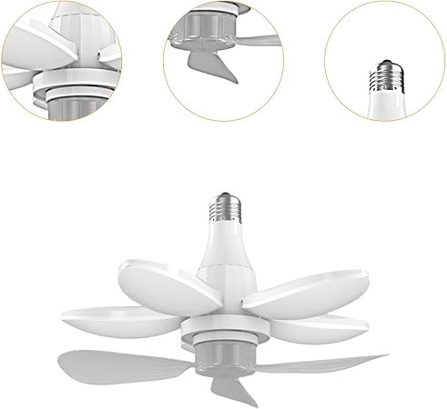 چراغ پنکهدار تاشو LED مدل Folding Fan Light با کنترل