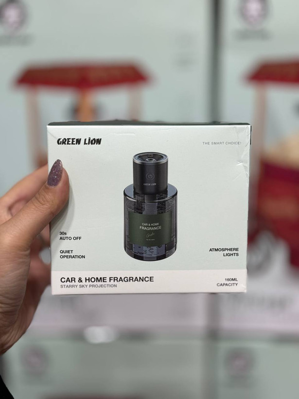 دستگاه بخور ساز و خوشبو کننده گرین لاین مدلGreen Lion Car And Home Fragrance