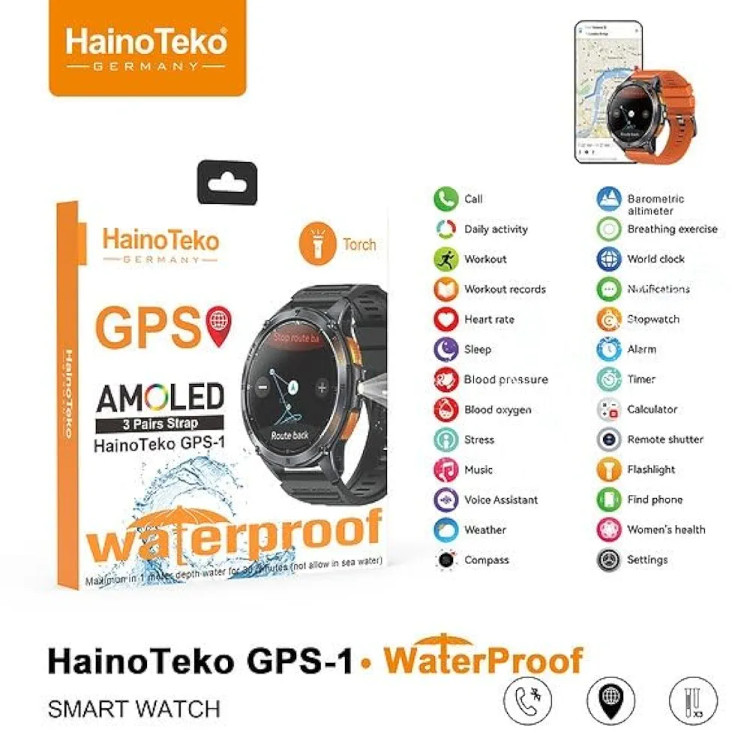 ساعت هوشمند Hainoteko مدلHainoteko Gps-1