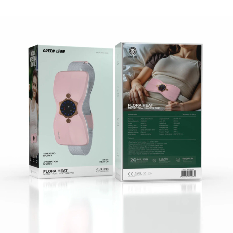 کمربند حرارتی قاعدگی گرین لاین مدل Flora Heat