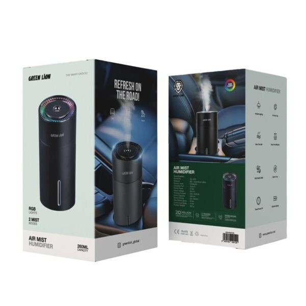 خوشبو کننده و مرطوب کننده خودرو گرین لاین مدل Air Mist Humidifier