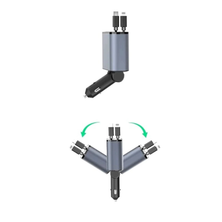 شارژر فندکی 50w گرین لاین مدل Retractable 50W
