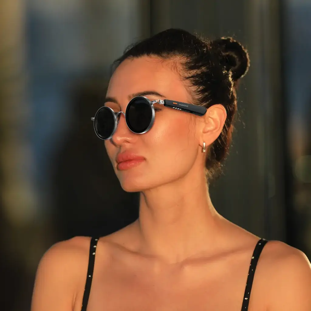 عینک هوشمند پرودو مدل Porodo Velora Smart Sunglasses PDLFSTG09OR