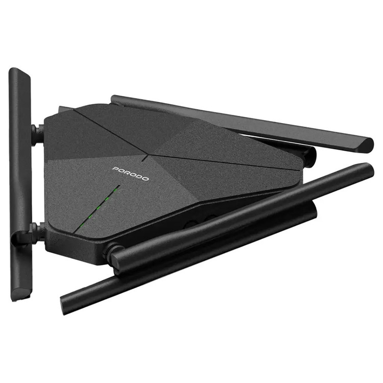 روتر بیسیم دو باند 6 آنتن 4G LTE پرودو Porodo Dual Band Portable Wi-Fi Router PDLFST207
