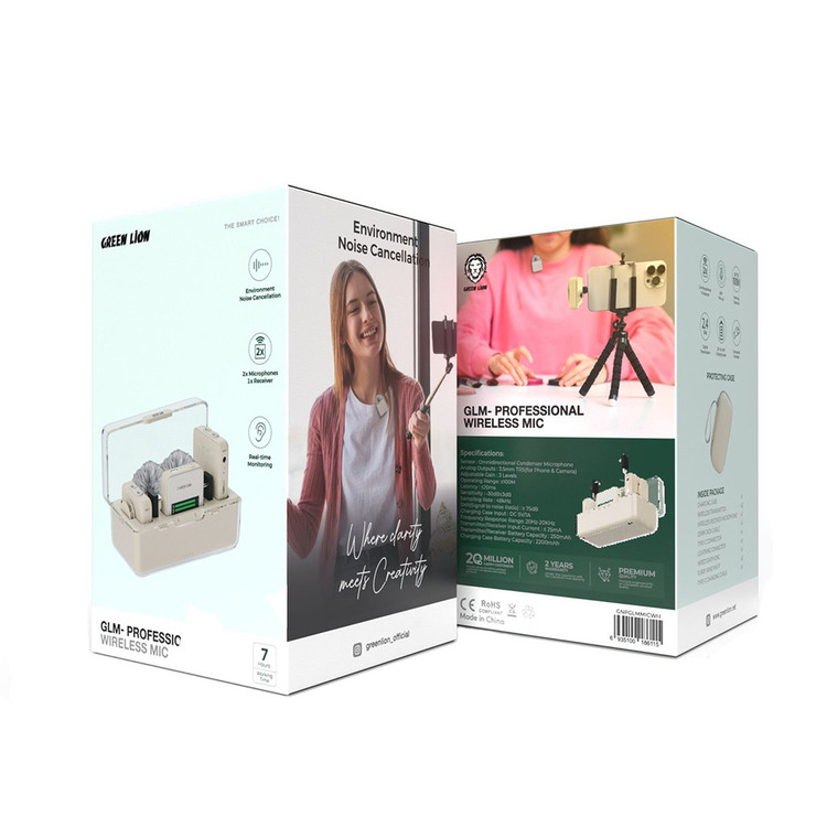 میکروفون یقهای گرین لاین مدل Green Lion GLM-Professional Wireless Mic GNPGLMMIC