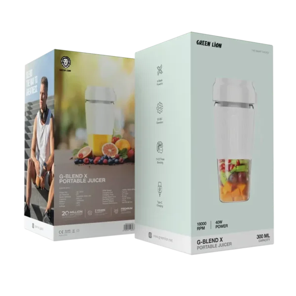 آبمیوه گیر قابل حمل گرین لاین مدل G-Blend X Portable Juicer