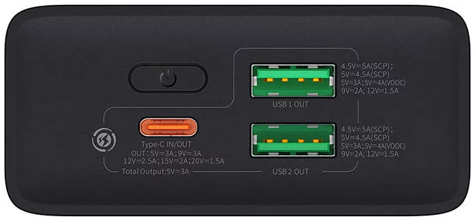 پاور بانک بیسوس مدل Baseus Adaman 2 PPAD050101 با ظرفیت 20000mAh و توان 30W