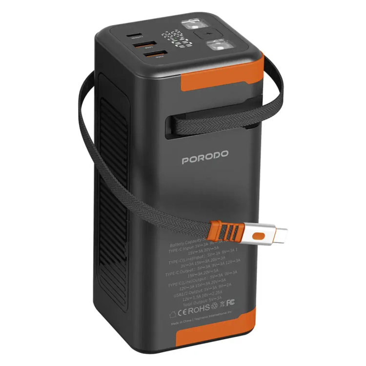 پاور بانک پرودو مدل Porodo PD-PBFCH093 Power Boost 50000mAh Power Bank PD 20W