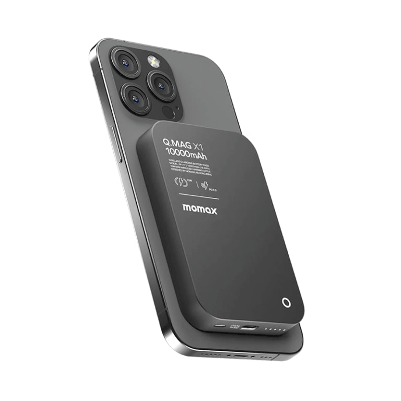 پاوربانک مگنتی فست شارژ 10000 مومکس Momax 117A power Q.MAG X 10000 MAH