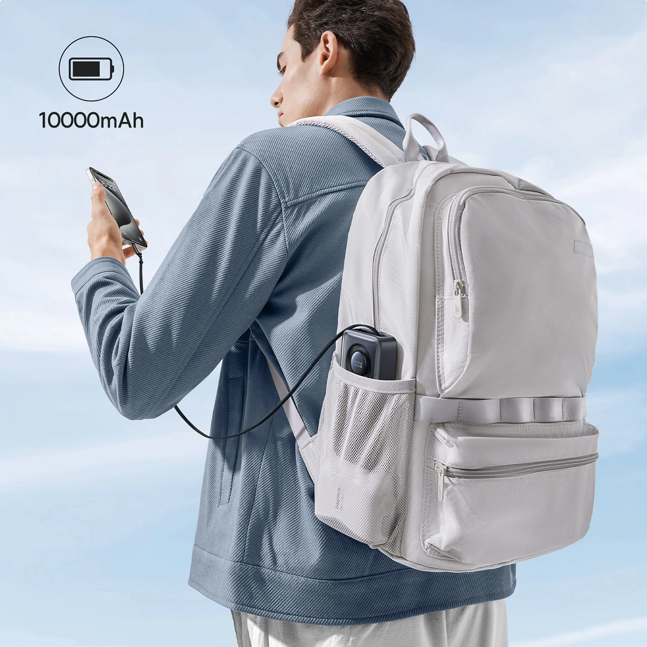 پاور بانک فست شارژ بیسوس Baseus PPSS1030 / P10073701843-00 free2pull 10000MAH
