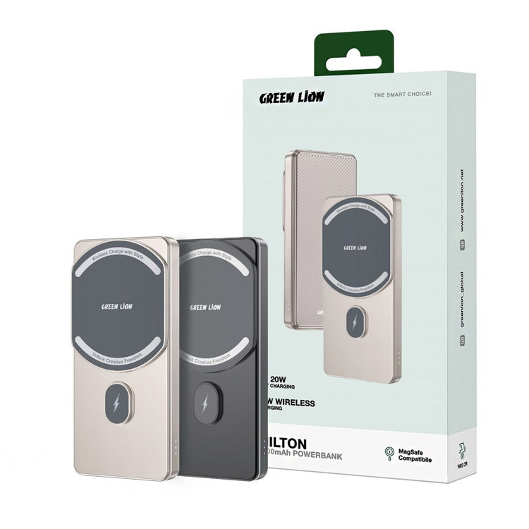 پاوربانک گرین لاین مدل Green Lion GNMTN10KPBTI Milton 10000mAh Powerbank