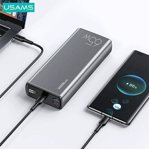 پاوربانک 30000 میلی آمپر ساعت 65W یوسمز US-CD165