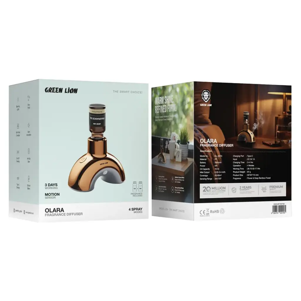 خوشبو کننده هوا گرین لاین Green Lion GNOLMFRDF Olara Fragrance Diffuser