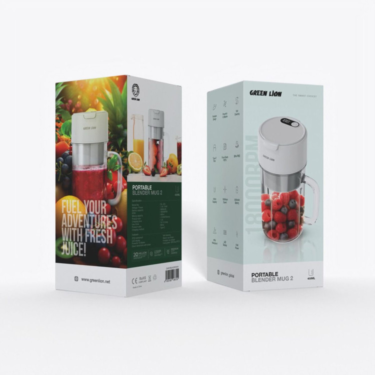 شیکر قابل حمل گرین لاین مدل GNPOBLNDR2WH Mug 2