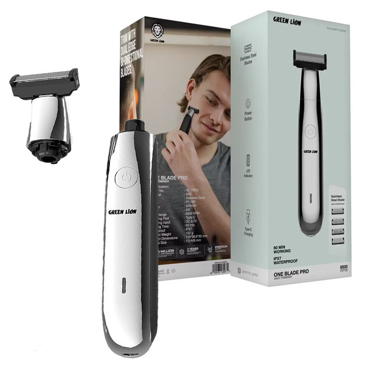 ماشین اصلاح گرین لاین مدل One Blade Pro با تیغه استیل ضد زنگ