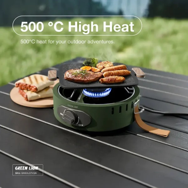 اجاق گازی مسافرتی گرین لاین مدل Solo Flame Camping Stove