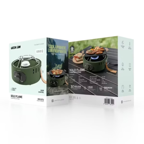 اجاق گازی مسافرتی گرین لاین مدل Solo Flame Camping Stove