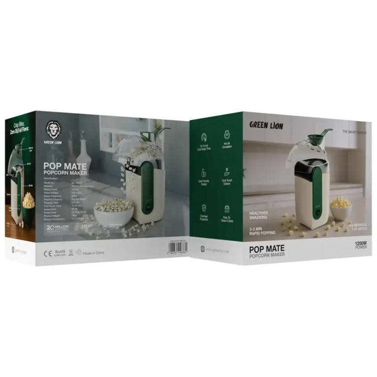 پفیلا ساز گرین لاین مدل Pop Mate Popcorn Maker 1200W