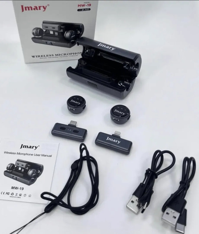میکروفون بی سیم سکه ای Jmary مدل MW-19