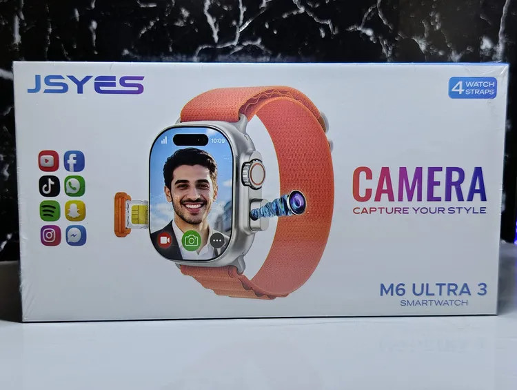 ساعت هوشمند مدل M6 Ultra 3 سیم کارت خور