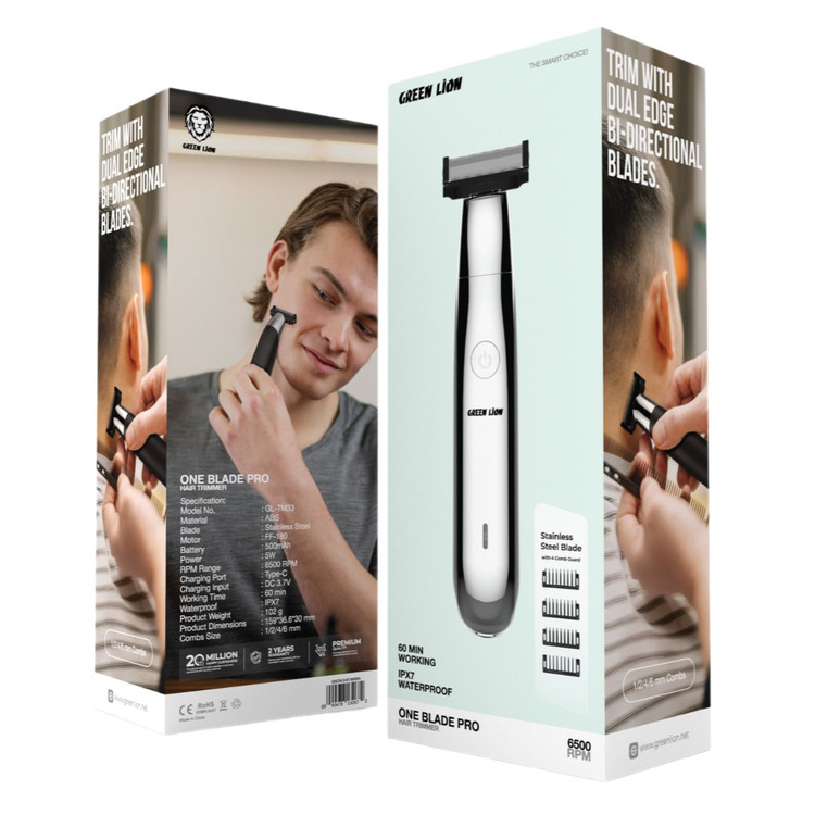 ماشین اصلاح گرین لاین مدل One Blade Pro با تیغه استیل ضد زنگ