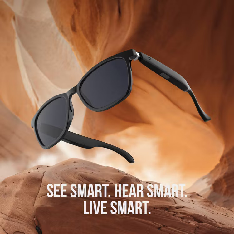 عینک هوشمند گرین لاین مدل بلگراد Green Lion Belgrade Smart Audio Glasses GNBELSG22LSBK