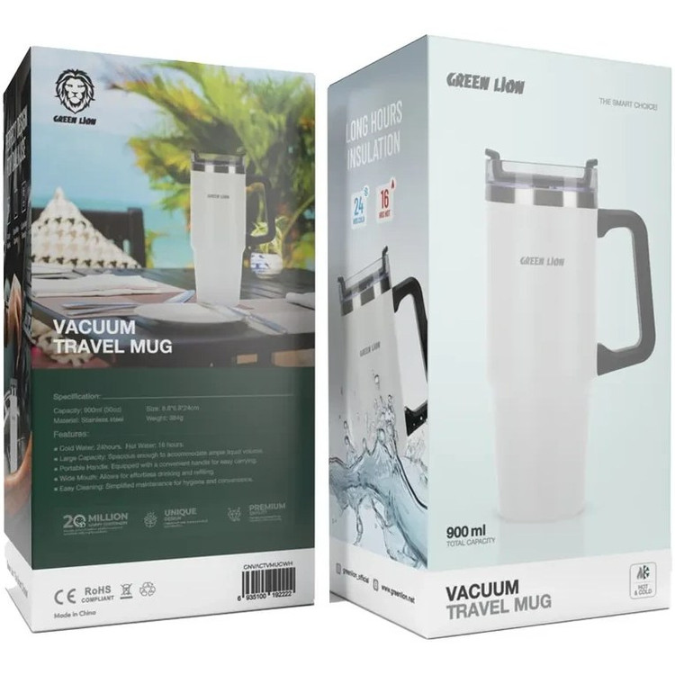ماگ سفری گرین لاین مدل Vacuum گنجایش 0.9 لیتر