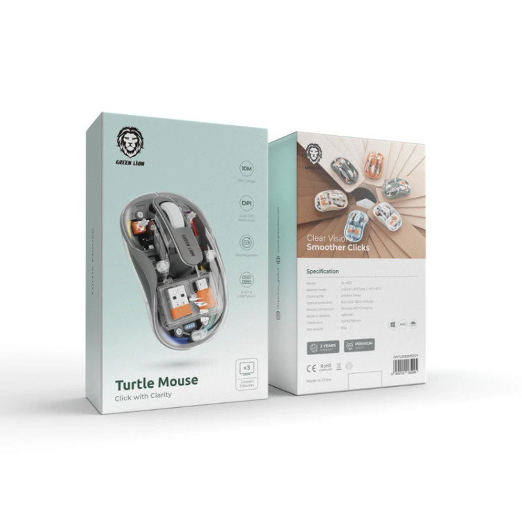 ماوس گرین لاین مدل Turtle بی سیم