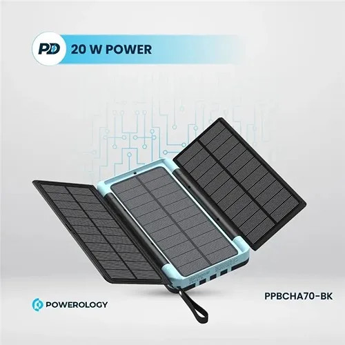 پاوربانک PPBCHA70 پاورولوژی ظرفیت 16000 میلی آمپرساعت