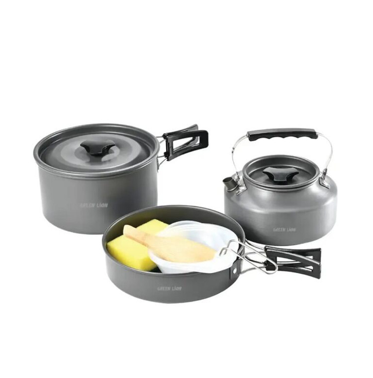 سرویس قابلمه و کتری قابل حمل گرین لاین مدل GN7N1COOK