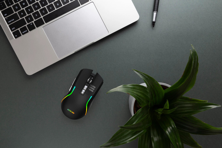 ماوس بی سیم گیمینگ گرین مدل GL-RM5 RGB