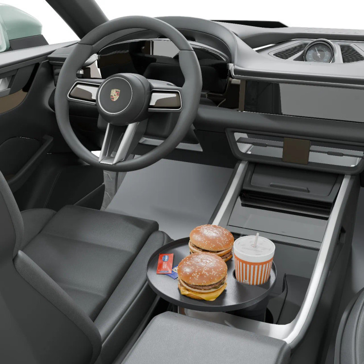 جا لیوانی خودرو گرین لاین مدل Travel Tray Car Cup Holder