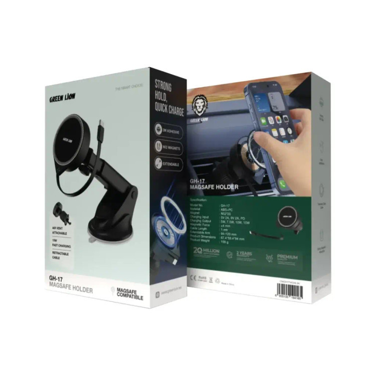 نگهدارنده مگ سیف دار 15 وات گرین Green GH-17 Magsafe Holder 15W