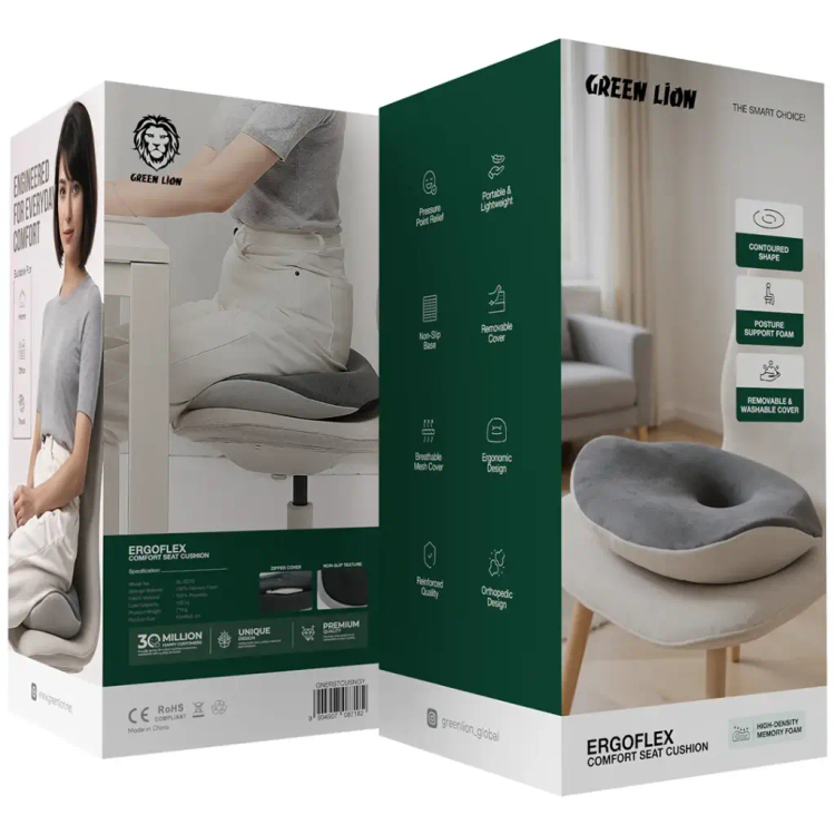بالش نشیمن طبی گرین لاین مدل Ergoflex Comfort
