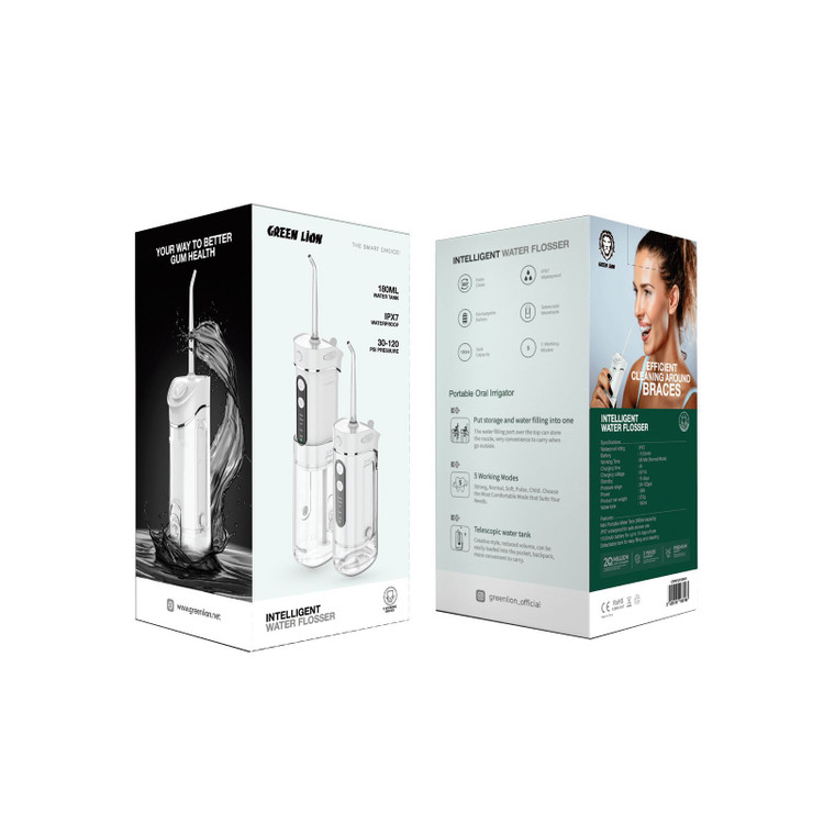 واتر جت شستشو دهان و دندان گرین لاین Green Lion Portable Oral Irrigator 180ML