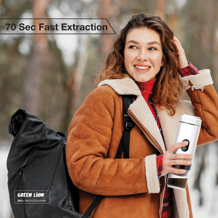 اسپرسوساز قابل حمل گرین لاین مدل CAFFEX
