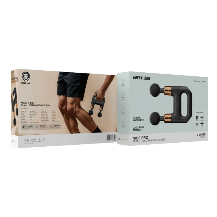 ماساژور تفنگی دو سر گرین لاین مدل Vibe Pro