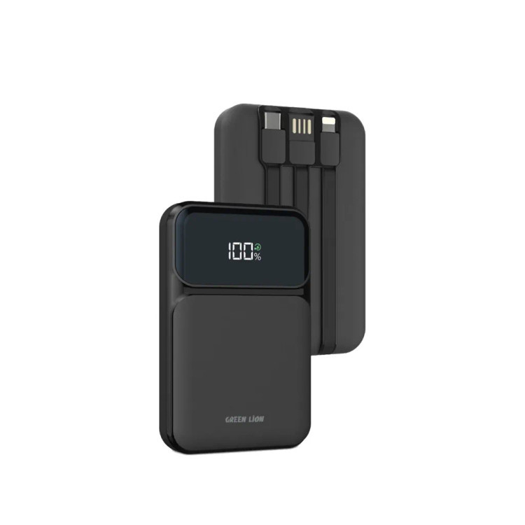 پاوربانک قابل حمل گرین لاین مدل INTEGRATED GL-PB36 ظرفیت 10000 میلی آمپر ساعت