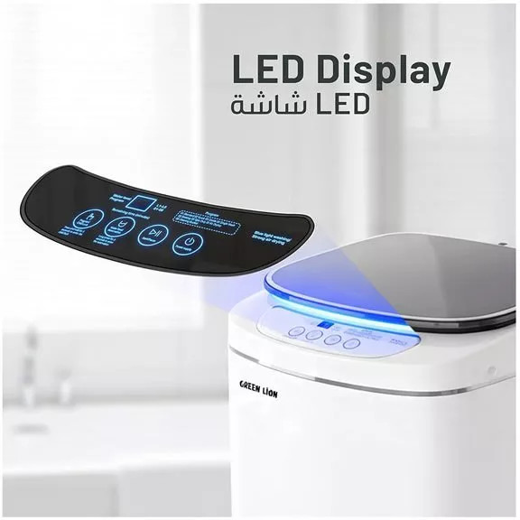 ماشین لباسشویی اتوماتیک گرین لاین مدل GN22LAUTOWMWH