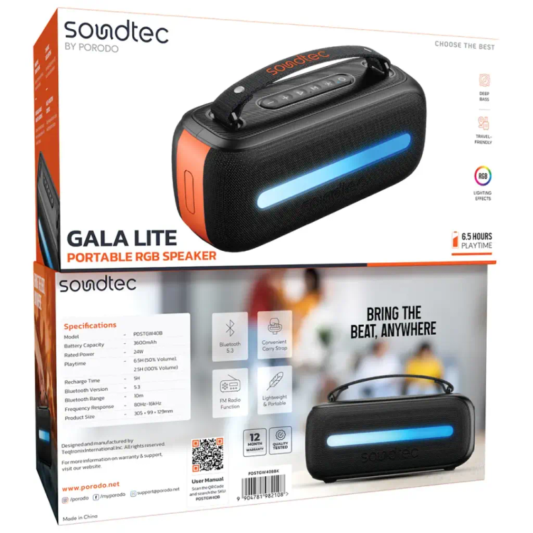 اسپیکر پرودو مدل Gala Lite توان 24 وات (برند ساندتک Soundtec)