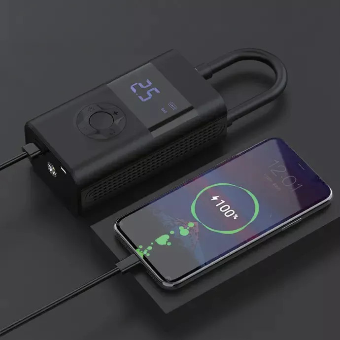 پمپ باد و پاوربانک پاورولوژی PPBCHA55 مدل Ultra Portable