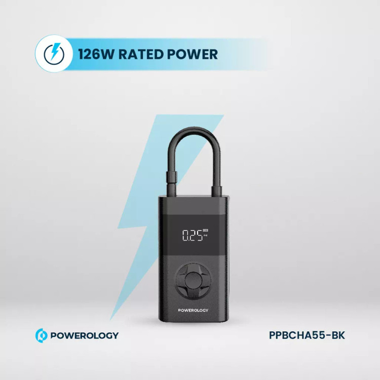 پمپ باد و پاوربانک پاورولوژی PPBCHA55 مدل Ultra Portable