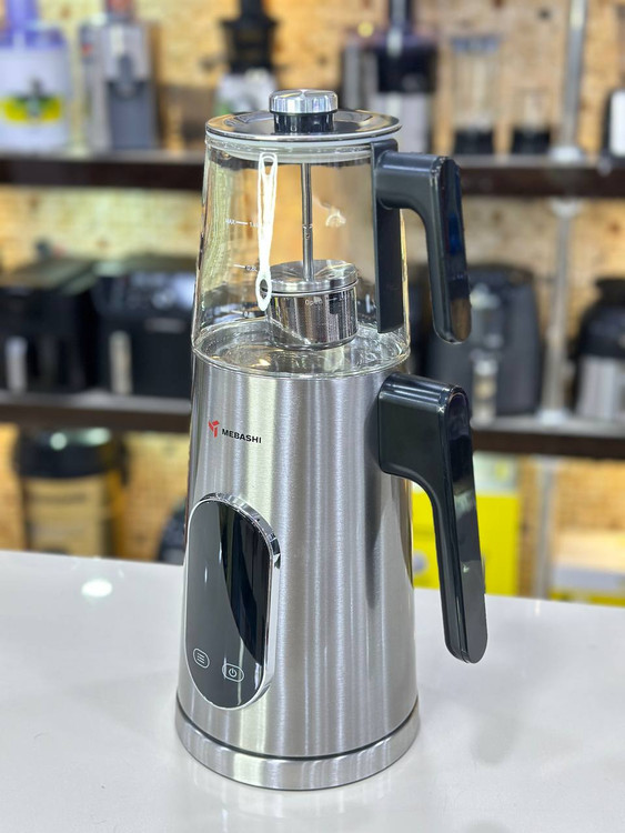 چای ساز مباشی مدل ME-TM303 ظرفیت کتری ۱.۷ لیتر با کتری استیل ضد زنگ