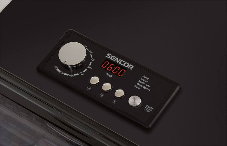 میوه خشک کن سنکور مدل SFD6600BK ظرفیت ۱۲ طبقه
