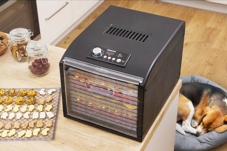 میوه خشک کن سنکور مدل SFD6600BK ظرفیت ۱۲ طبقه