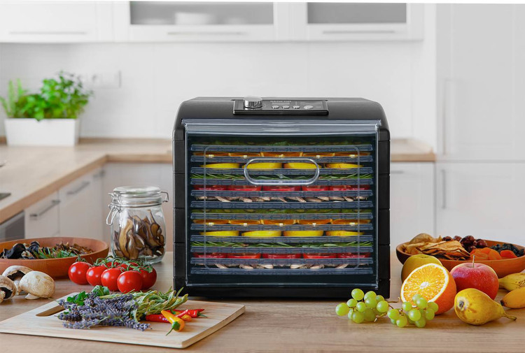 میوه خشک کن سنکور مدل SFD6600BK ظرفیت ۱۲ طبقه