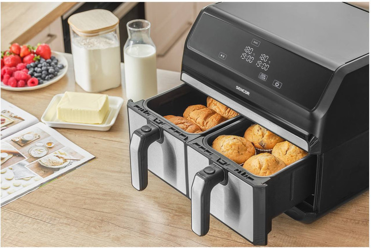 سرخ کن بدون روغن سنکور مدل SFR-9500 ظرفیت 8 لیتری