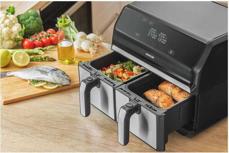 سرخ کن بدون روغن سنکور مدل SFR-9500 ظرفیت 8 لیتری