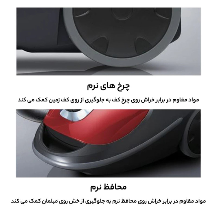 جارو برقی پاناسونیک مدل MC-CJ917 قدرت ۲۳۰۰ وات